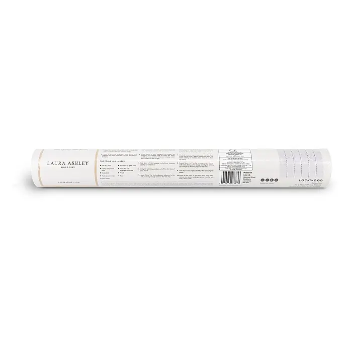 Laura Ashley Fototapete - Vlies - Laura Ashley Lockwood Silber-Grau Wandbildrolle mit Anweisungen, 3m x 2.8m, für die Heimdekoration.