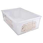 BAUHAUS Caja de almacenaje Light Box (L x An x Al: 39,6 x 57,8 x 18,5 cm, Plástico, Transparente, 36 l) | BAUHAUS