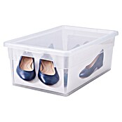 BAUHAUS Caja de almacenaje Light Box (L x An x Al: 33,4 x 19 x 11 cm, Plástico, Transparente, 5 l) | BAUHAUS