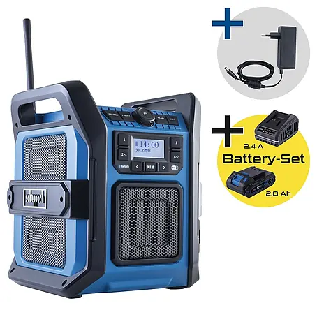 Scheppach  Akku-Baustellenradio C-DAB30-X