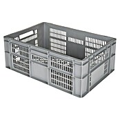 BAUHAUS Eurobox (43 l, L x B x H: 40 x 60 x 24 cm, Grau, Offen) | BAUHAUS