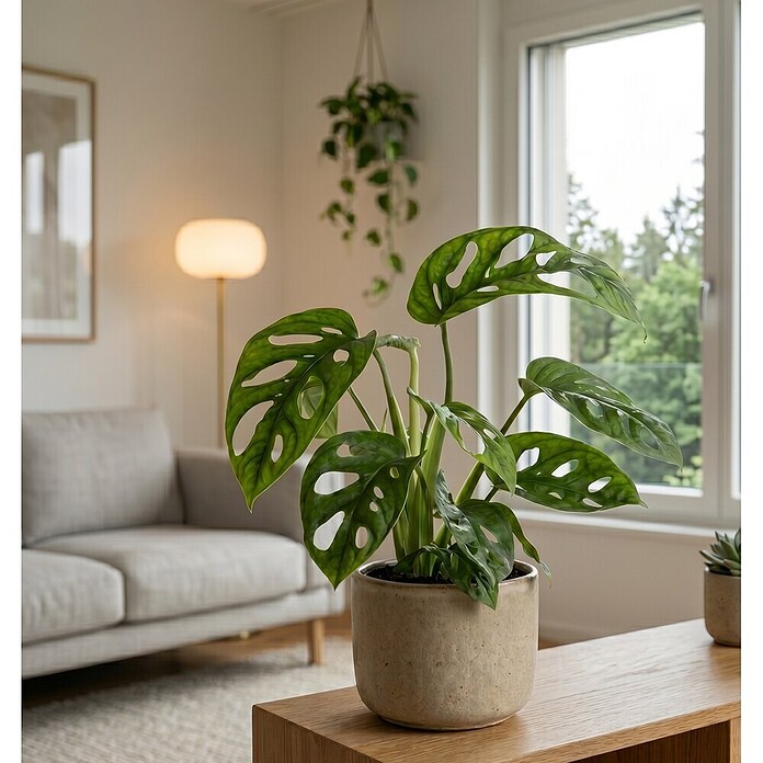 Piardino Fensterblatt (Monstera adansonii, Topfgröße: 11 cm) | BAUHAUS