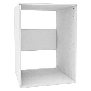 Fackelmann Aufsatzschrank für Waschmaschine/Trockner (H x B x T: 900 x 650 x 651 mm, Weiß)