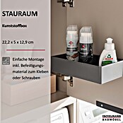 Fackelmann Aufbewahrungsbox (L x B x H: 129 x 222 x 50 mm, Kunststoff, Anthrazit) | BAUHAUS