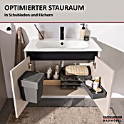 Fackelmann Aufbewahrungsbox (L x B x H: 129 x 222 x 50 mm, Kunststoff, Anthrazit) | BAUHAUS