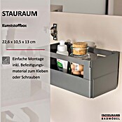 Fackelmann Aufbewahrungsbox (L x B x H: 130 x 226 x 105 mm, Kunststoff, Anthrazit) | BAUHAUS