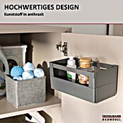 Fackelmann Aufbewahrungsbox (L x B x H: 130 x 226 x 105 mm, Kunststoff, Anthrazit) | BAUHAUS