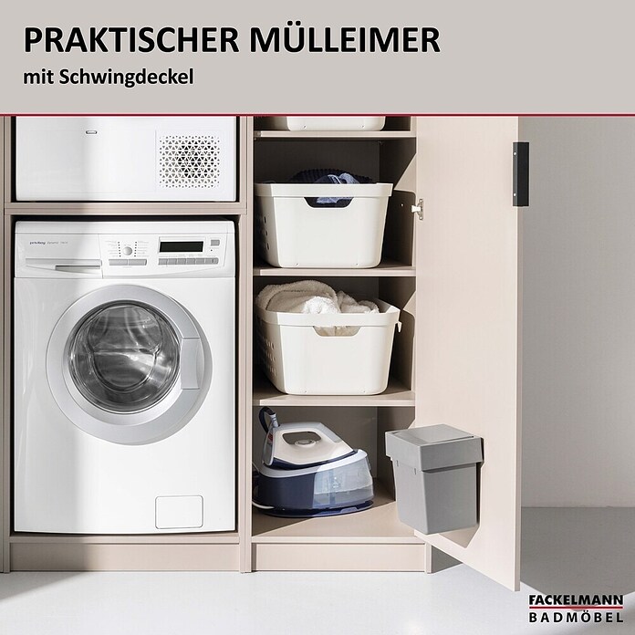 Fackelmann Abfalleimer (Anthrazit, Kunststoff) | BAUHAUS