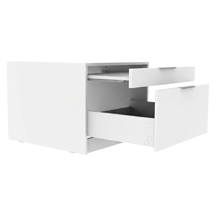 Fackelmann Unterschrank für Waschmaschine/Trockner (B x T x H: 650 x 651 x 502 mm, Weiß) | BAUHAUS