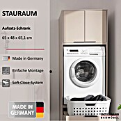 Fackelmann Aufsatzschrank für Waschmaschine/Trockner (Kashmir, H x B x T: 480 x 650 x 651 mm) | BAUHAUS