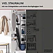 Fackelmann Hochschrank für Putzutensilien (B x T x H: 500 x 651 x 1 882 mm, Weiß) | BAUHAUS