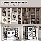 Fackelmann Hochschrank für Putzutensilien (B x T x H: 500 x 651 x 1 882 mm, Weiß) | BAUHAUS