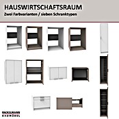 Fackelmann Hochschrank für Putzutensilien (B x T x H: 500 x 651 x 1 882 mm, Weiß) | BAUHAUS
