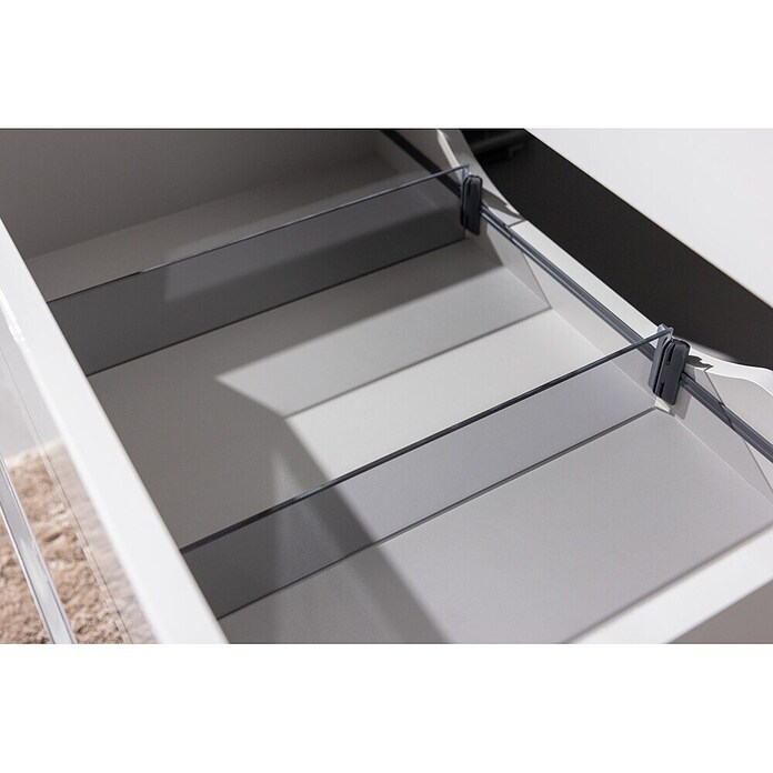 Fackelmann Schubladeneinsatz (L x B x H: 323 x 4 x 66 mm, Grau, Kunststoff, Schubtiefe (innen) 332 mm) | BAUHAUS