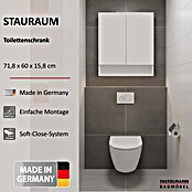 Fackelmann Hängeschrank (B x T x H: 600 x 154 x 718 mm, Farbe Front: Weiß) | BAUHAUS