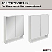 Fackelmann Hängeschrank (B x T x H: 600 x 154 x 718 mm, Farbe Front: Weiß) | BAUHAUS