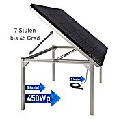 Blackglas Solar-Tischkraftwerk Geo Solix (450 W, L x B x H: 180 x 120 x 113,4 cm, Ohne Rollen) | BAUHAUS