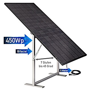 Blackglas Solar-Tischkraftwerk Geo Grace (450 W, L x B x H: 180 x 120 x 180 cm, Ohne Rollen)