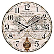 Globo Wanduhr Elsa (Cremefarben, Durchmesser: 575 mm) | BAUHAUS