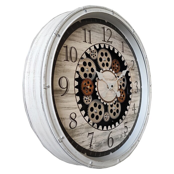 Globo Wanduhr Ina (Weiß, Durchmesser: 508 mm) | BAUHAUS