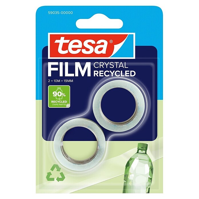 Tesa Film Klebefilm Crystal Recycled (2 Stk.) | BAUHAUS