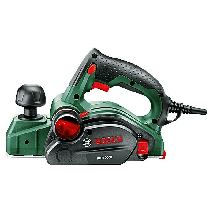 Bosch Handhobel PHO 2000680 W, Hobeltiefe: 0 mm - 2 mm, 19.500 U/min Left Side View