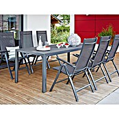 Sunfun Maja Set de muebles de jardín (7 pzs., Aluminio/Fairstone, Antracita) | BAUHAUS