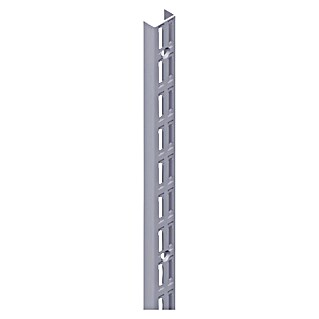 Element System Classic Wandschiene EL 32 (Länge: 22 cm, Weiß/Aluminium, Passend für: Träger mit Raster 32 mm, Zweilochsystem)