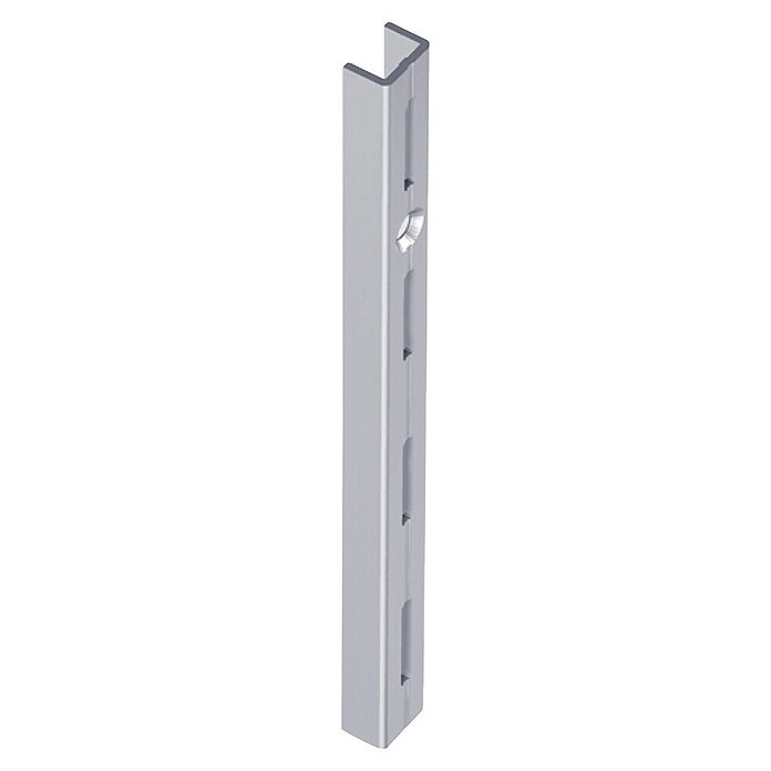 Element System Classic Wandschiene EL 50 (Länge: 200 cm, Einlochsystem, Stahl, Weiß)