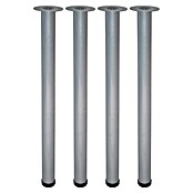 Element System Möbelfuß-Set Toskana (Ø x L: 60 x 700 mm, Edelstahl, Traglast: 75 kg, 4 Stk.)