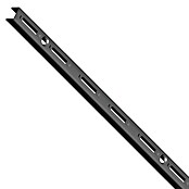 Element System Classic Wandschiene EL 50 (Länge: 200 cm, Passend für: Träger mit Raster 50 mm, Einlochsystem, Schwarz)
