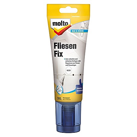 Molto Fertigspachtel Fliesen-Fix (300 ml, Weiß)