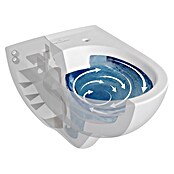 Villeroy & Boch Set za stenski WC Targa Twist Flush  (Izpiranje brez roba, Brez posebne glazure, Oblika splakovanja: Globok, WC odtok: Vodoravno, Bela) | 3943 - WC Wand Marke | DBBA - Keramik Marke | DBB - Keramik | DB - Keramik/Wannen | D - Sanitär | BAUHAUS
