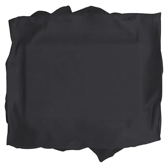 Sunfun Sitzgruppen-Schutzhülle S - L x B x H: 170 x 140 x 85 cm, Polyester, 160 g/m², Schwarz/Anthrazit - Dunkelgraues strukturiertes rechteckiges Textil.