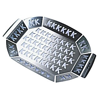 Kingstone Posuda od nehrđajućeg čelika za roštilj (D x Š: 36 x 26 cm, Visina: 9 cm)