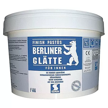 Berliner Glätte  Flächen-Feinspachtel Berliner Glätte Finish Pastös