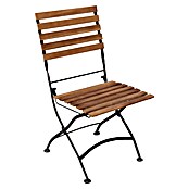 Acamp Gartenmöbel-Set Lindau (3 -tlg., Akazienholz, Teakfarben/Schwarz, Teaköl-Finish) | BAUHAUS