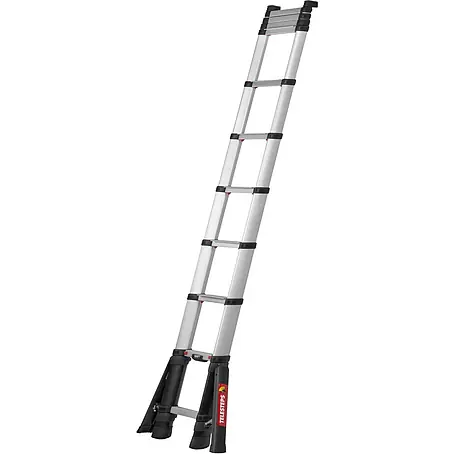 Hymer  Teleskopleiter Prime Line Teleskopleiter 4,3m – Profi Anlegeleiter aus Aluminium