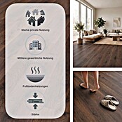 LOGOCLIC Aquaprotect Smart Silent Laminat Liberty (Braun, Landhausdiele, 1 288 x 195 x 7 mm) | BAUHAUS