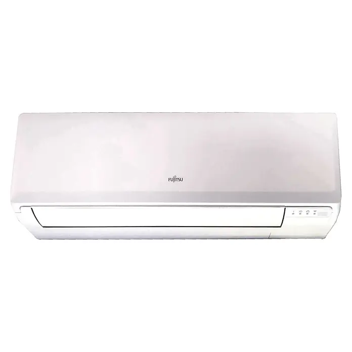 Fujitsu KN Aire acondicionado Inverter ASY35 + Instalación - 3.400 W, Potencia térmica: 3.800 W, Tamaño de la estancia: 25 m² - 35 m² - Unidad interior de aire acondicionado Fujitsu blanca de pared.