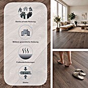 LOGOCLIC Aquaprotect Laminat Night Oak (Night Oak, Landhausdiele, 1 288 x 195 x 8 mm) | BAUHAUS