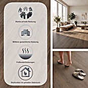 Egger Laminat NatureSense (Newport Eiche braun, Landhausdiele, 1 292 x 193 x 8 mm) | BAUHAUS