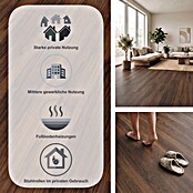 Egger Laminat NatureSense (Warmia Nussbaum braun, Landhausdiele, 1 292 x 193 x 8 mm) | BAUHAUS