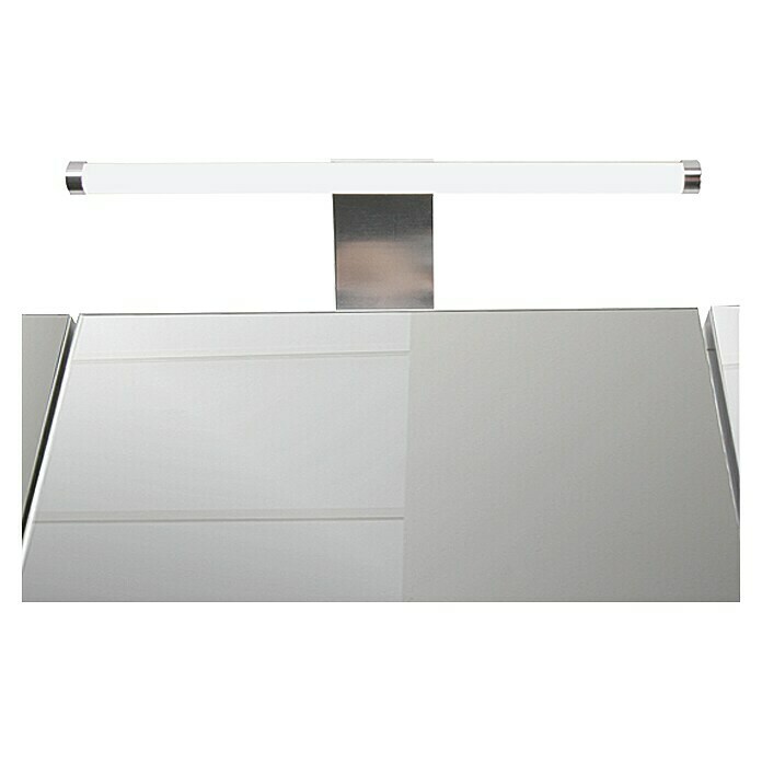 Schildmeyer LED-Spiegelschrank Roma (B x H: 70 x 75 cm, Mit Beleuchtung, Spanplatte, Weiß)