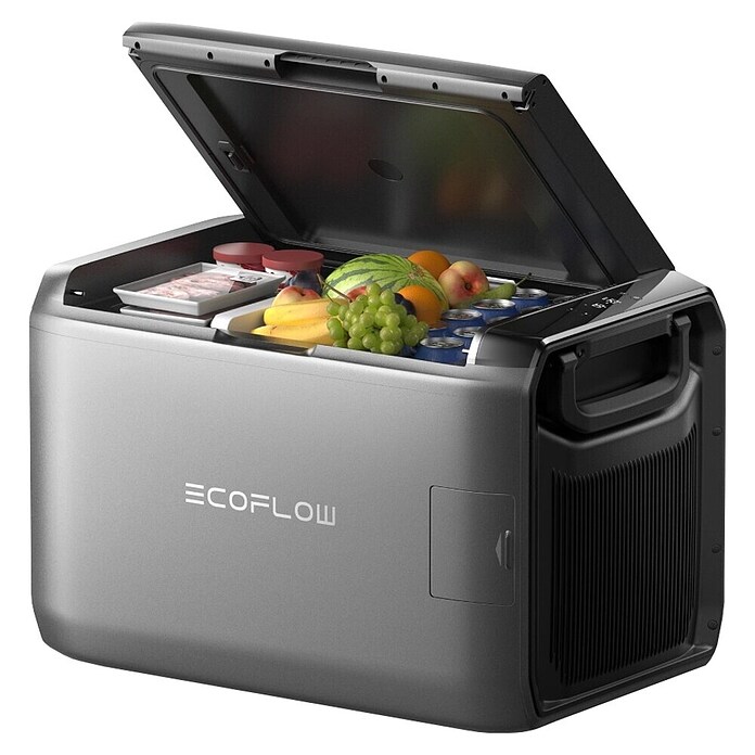 EcoFlow Akumulatorski prijenosni hladnjak Glacier 2  (1 baterija, D x Š x V: 480 x 706 x 466 mm, 55 l) | BAUHAUS