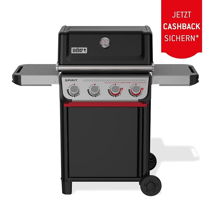 Weber Gasgrill Spirit E-425 GBS (Grillfläche (B x T): 62 x 44 cm, 10,3 kW, Anzahl Brenner: 4 Stk.) | BAUHAUS