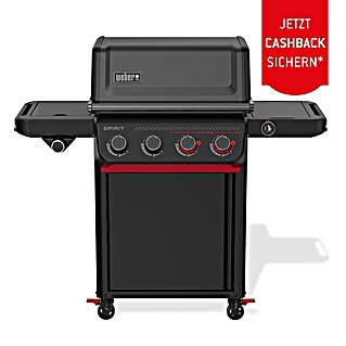 Weber Gasgrill SPIRIT EPX-435R STEALTH (Grillfläche (B x T): 66 x 44,5 cm, 10,3 kW, Anzahl Brenner: 4 Stk.)