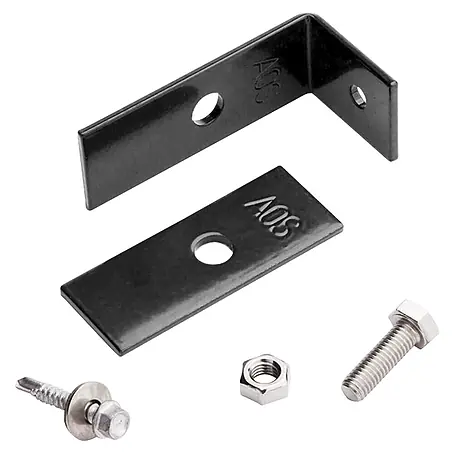 Deutsche Zauntechnik  Wand- & Pfostenanschlusswinkel