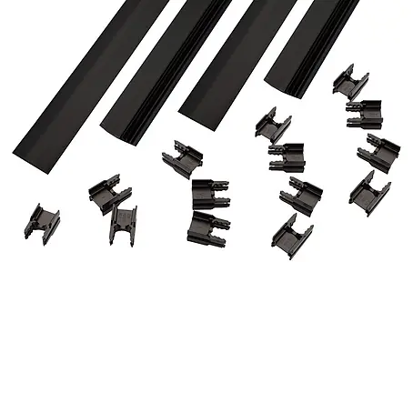 Deutsche Zauntechnik  Sichtschutz Mazu Fix Klemmleisten Set 8/6/8