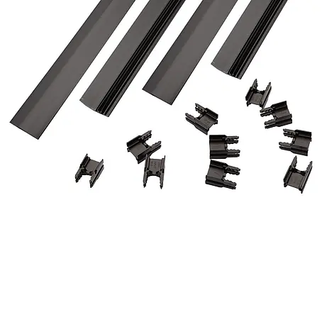 Deutsche Zauntechnik  Sichtschutz Mazu Fix Klemmleisten Set 8/6/8